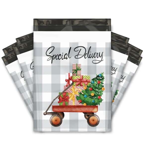 (50) Christmas Poly Mailers 10”x13” - Picture 2 of 7